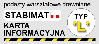 podest do stanowisk pracy - katalog