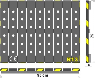 podesty stanowiskowe drewniane