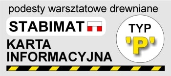 podest do stanowisk pracy - katalog