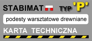 podest do stanowiska pracy - karta techniczna